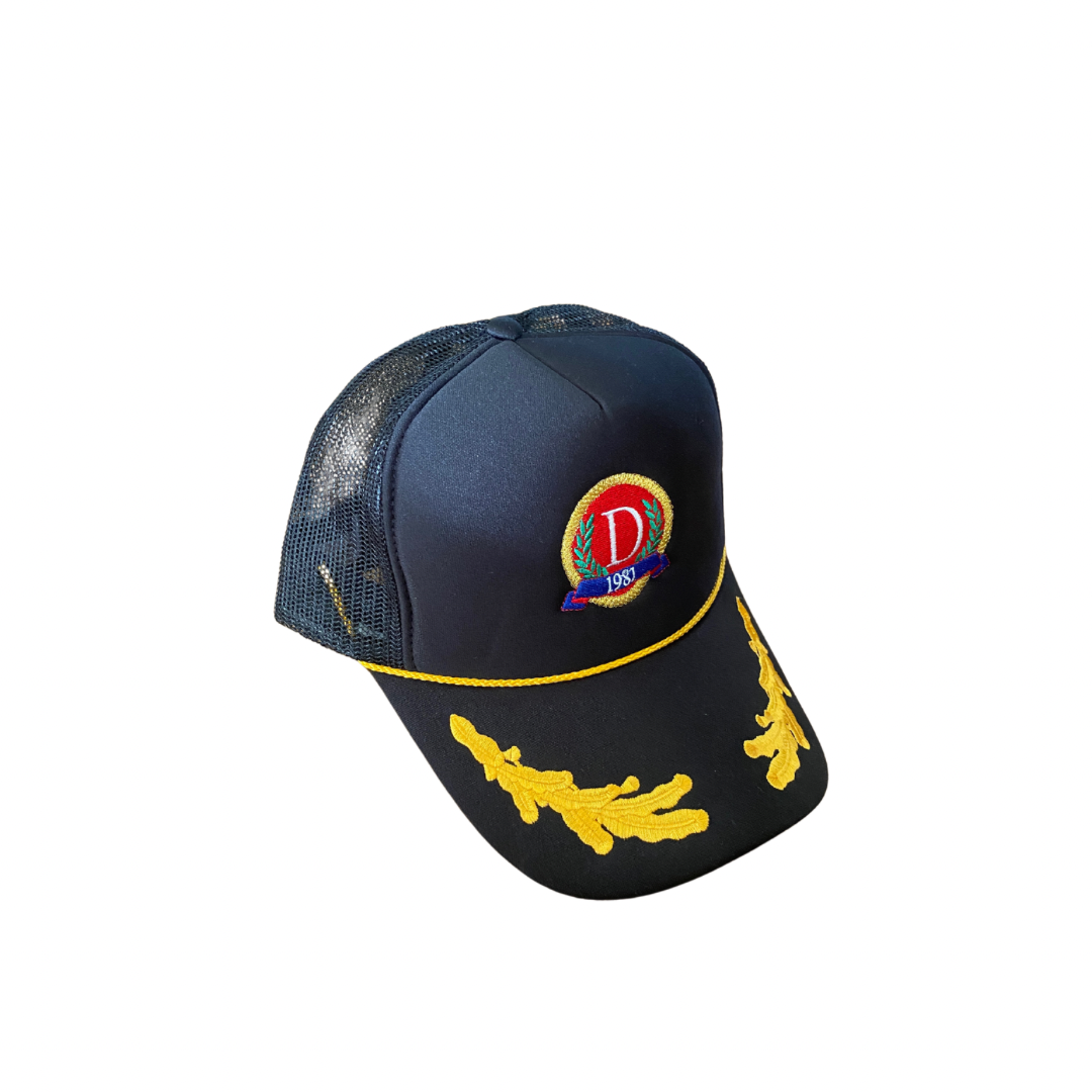 Danzy Trucker Cap (Black/Gold)