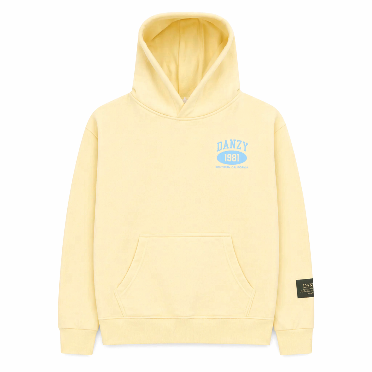Butter Yellow Box Danzy 81 Cotton Hoody – danzyus