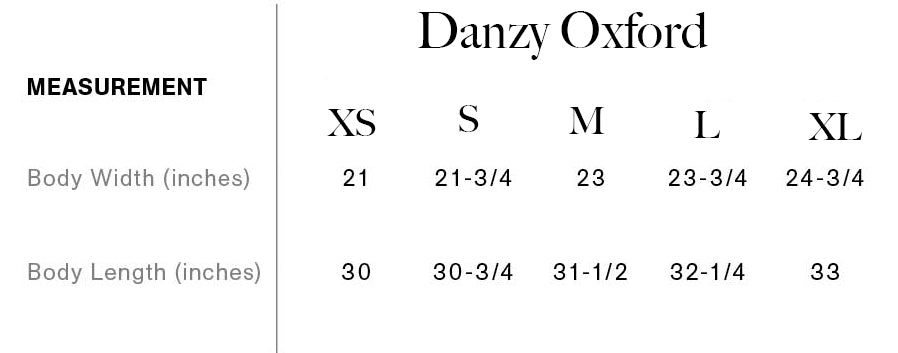 White Danzy Oversized Oxford V2