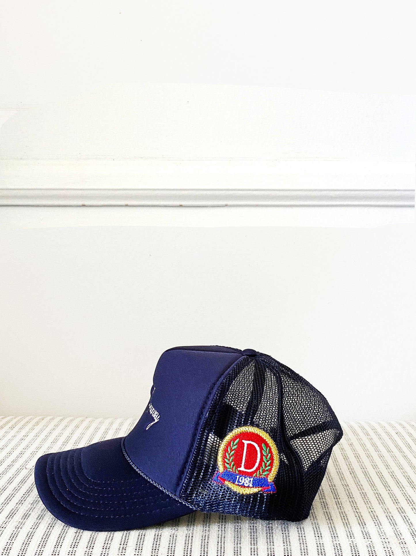 RaiseFashion x NYFW Danzy Signature Trucker Cap (Navy Blue/Multi)