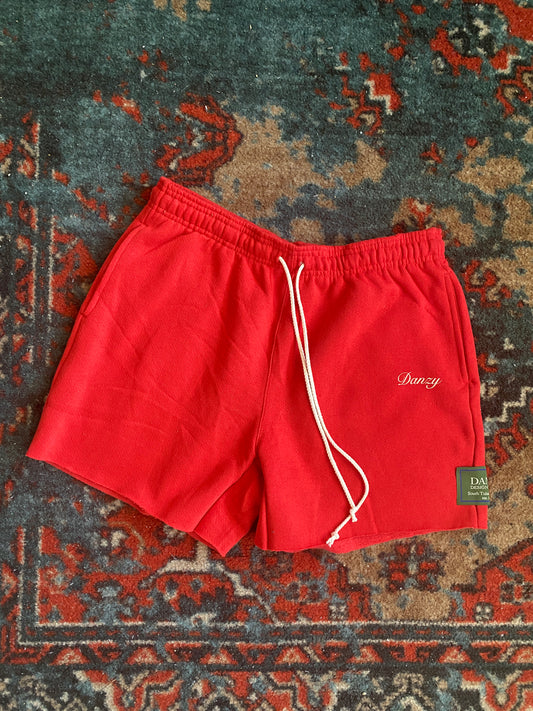 Danzy Signature Sweat Shorts Light Weight (Red)