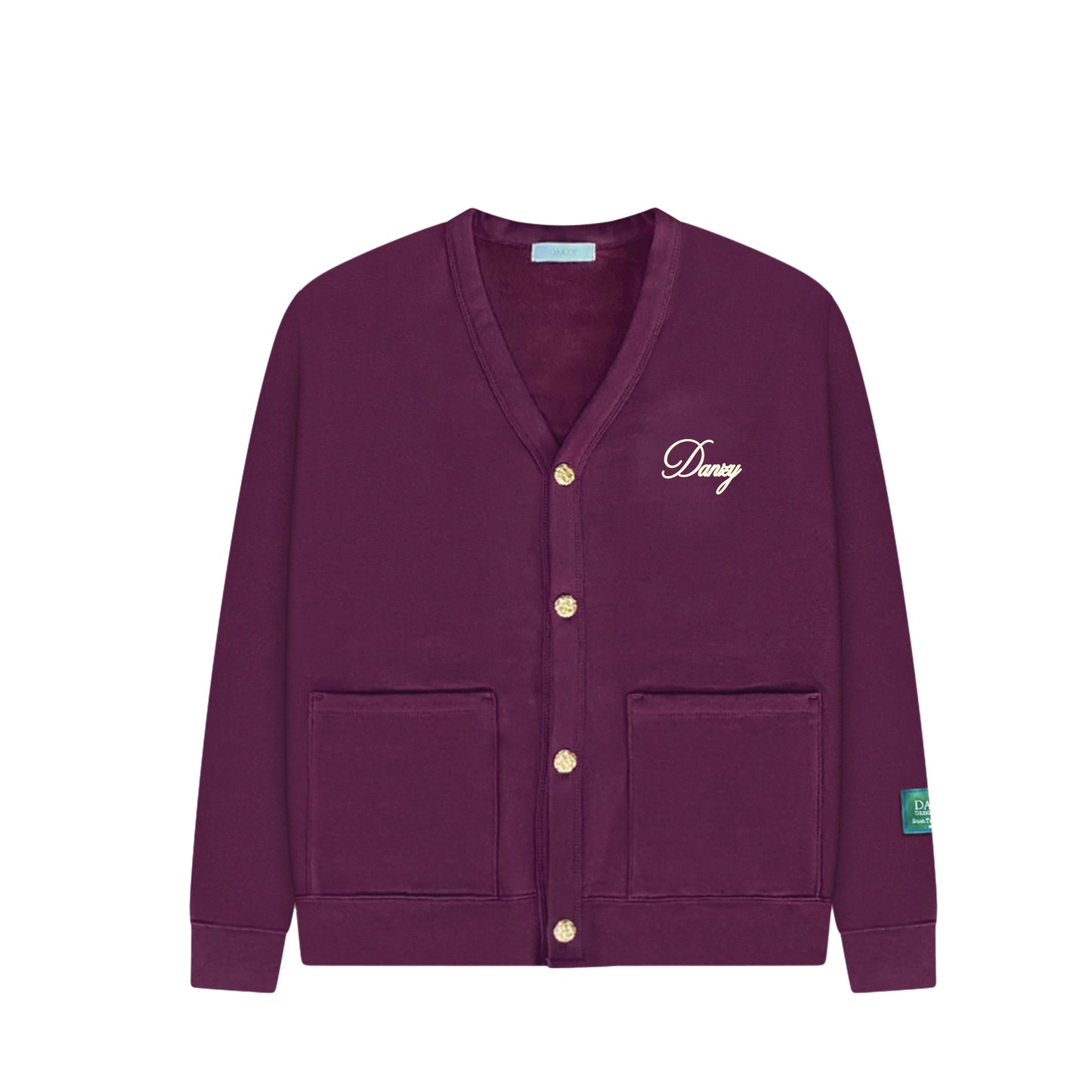 Danzy Signature Cardigan (Maroon)
