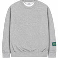 Double Layer Loosefit Crewneck (Ash Grey/White)