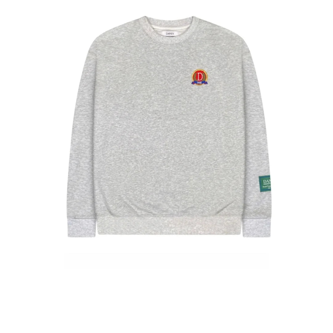 Danzy Classic Boxy Fit Crewneck (Ash Grey)