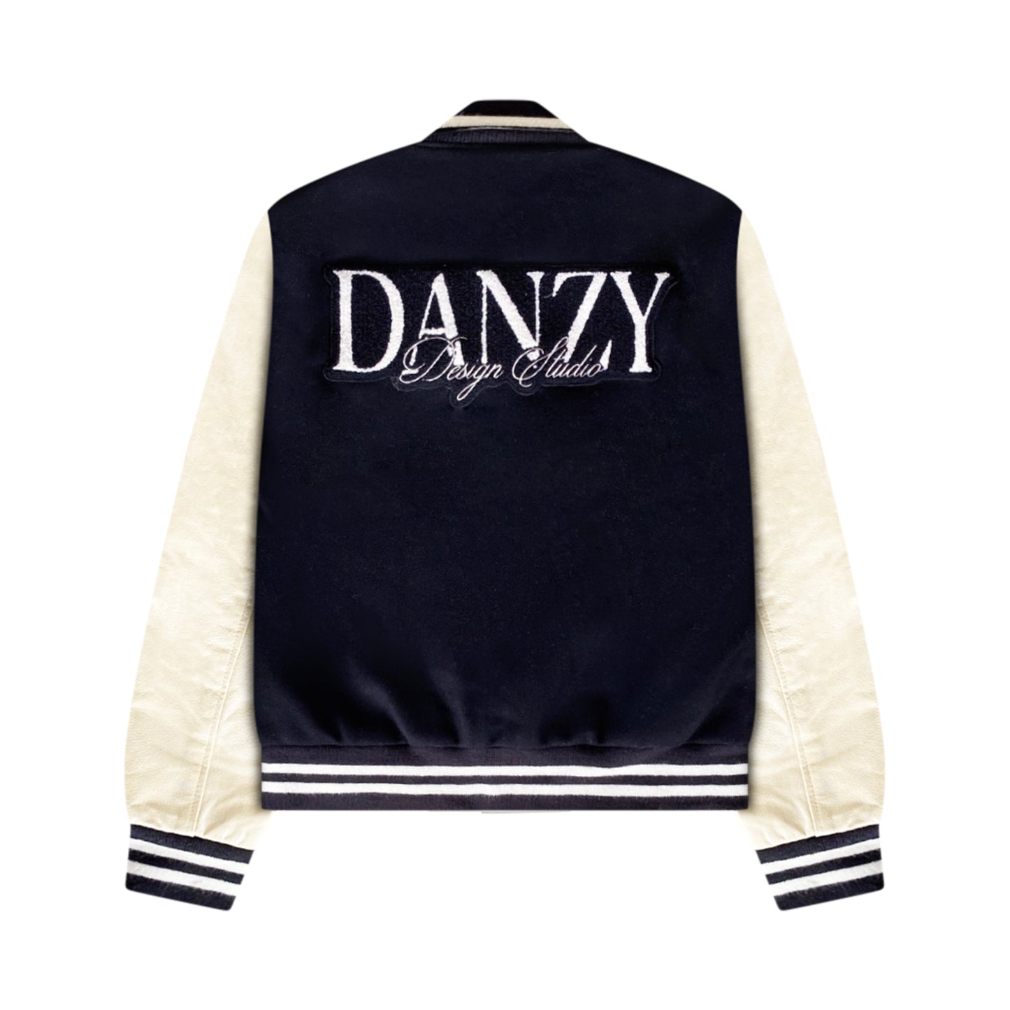 Danzy Varsity Jacket (Black/Cream)