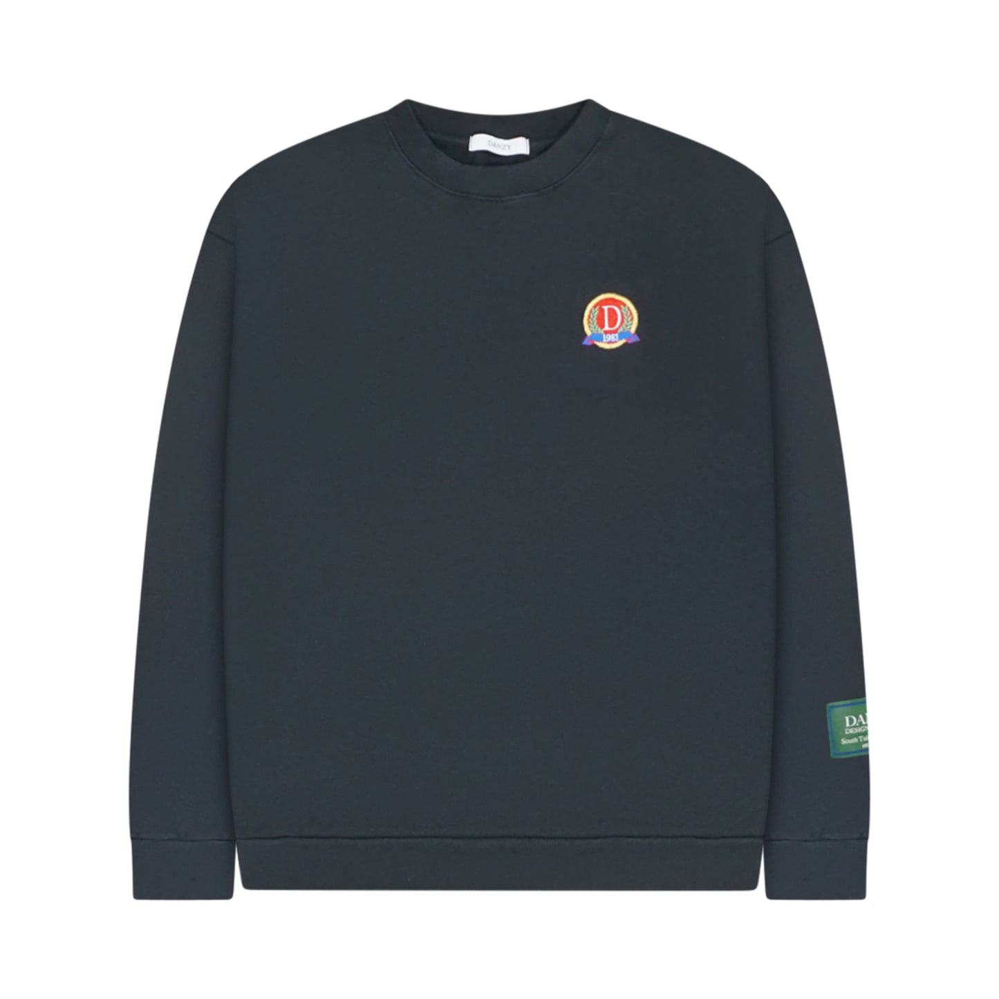 Danzy Classic Black Crewneck