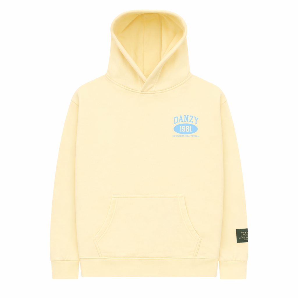 Danzy 81  Hoodie (Butter Yellow)