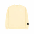 Butter Yellow Boxy Signature Cotton Crewneck