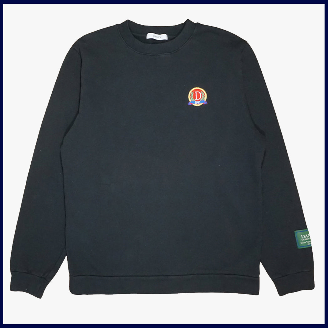 Danzy Classic Black Crewneck