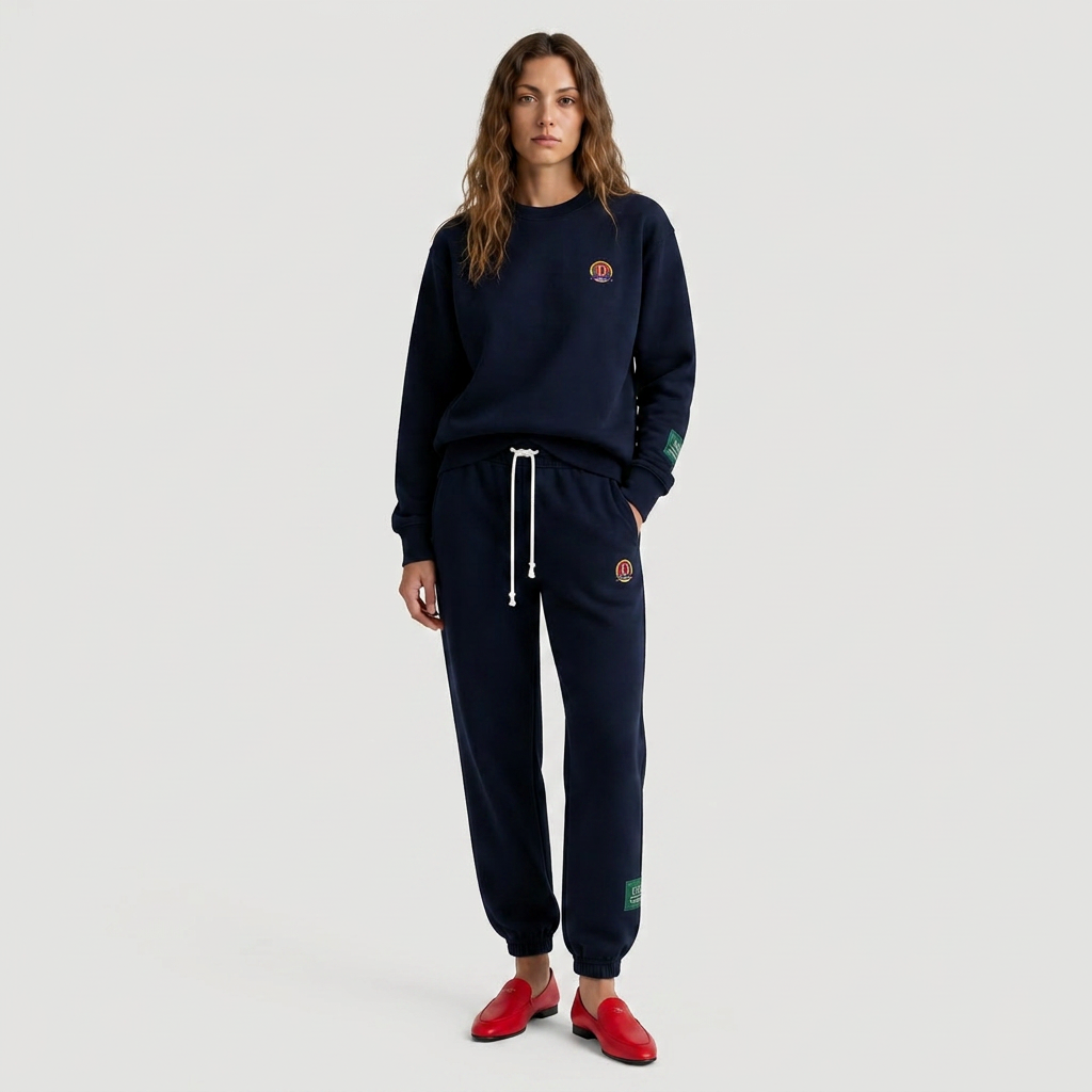 Danzy Classic MidWeight Crewneck (Navy)