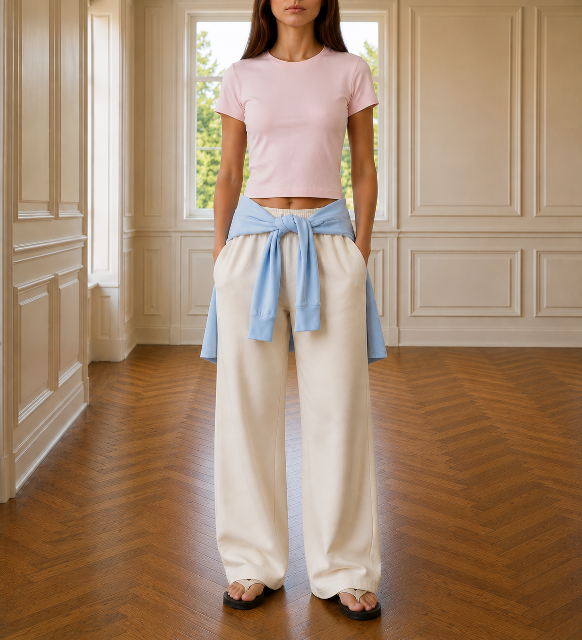 The Summer T-Shirt (Powder Pink)