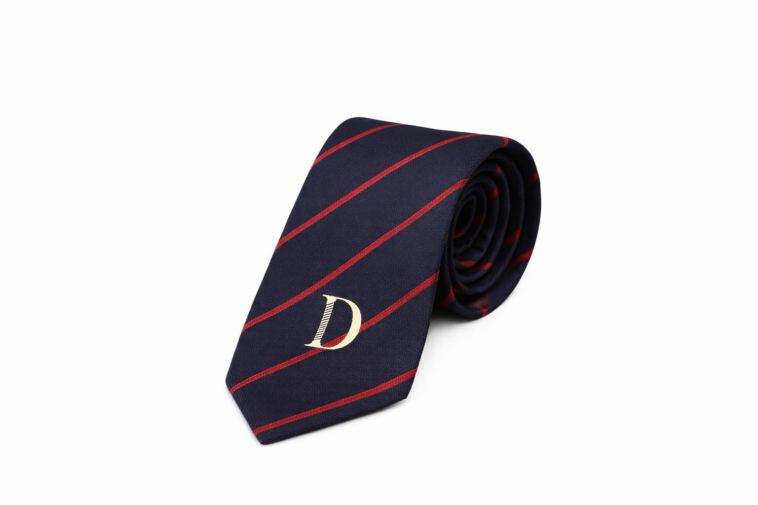 Danzy Emblem Tie (Navy/Red)