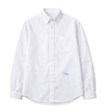 Danzy Oversized Oxford (White/Cobalt)