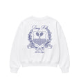 Danzy Tennis Club Cropped L/S Tee (White)