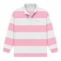 Signature Rugby (Baby Pink/White)