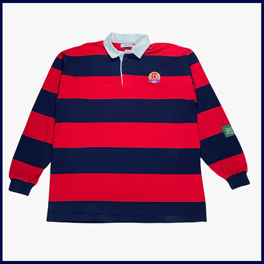 Danzy Loose Fit Rugby (Navy/Red)