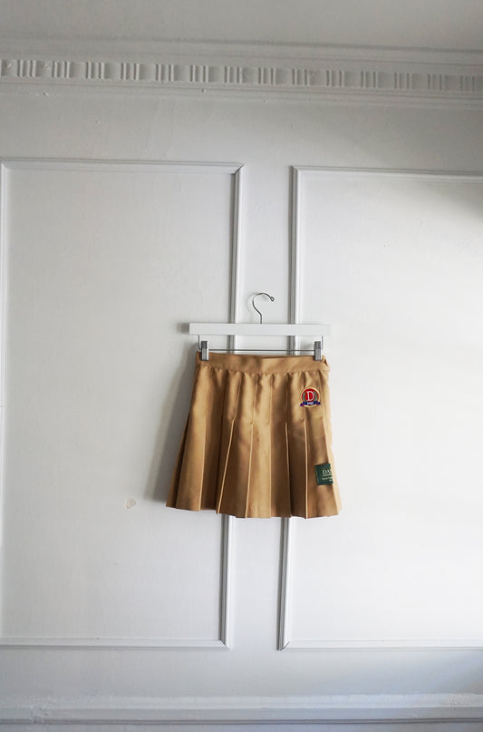 Danzy Classic Prep Skirt (Tan/Multi)