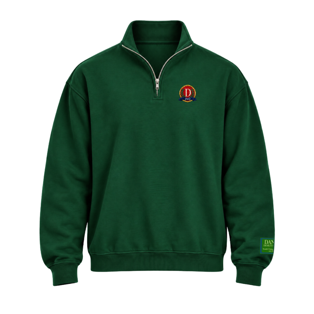 Classic 1/4 Zip Sweatshirt (Hunter Green)