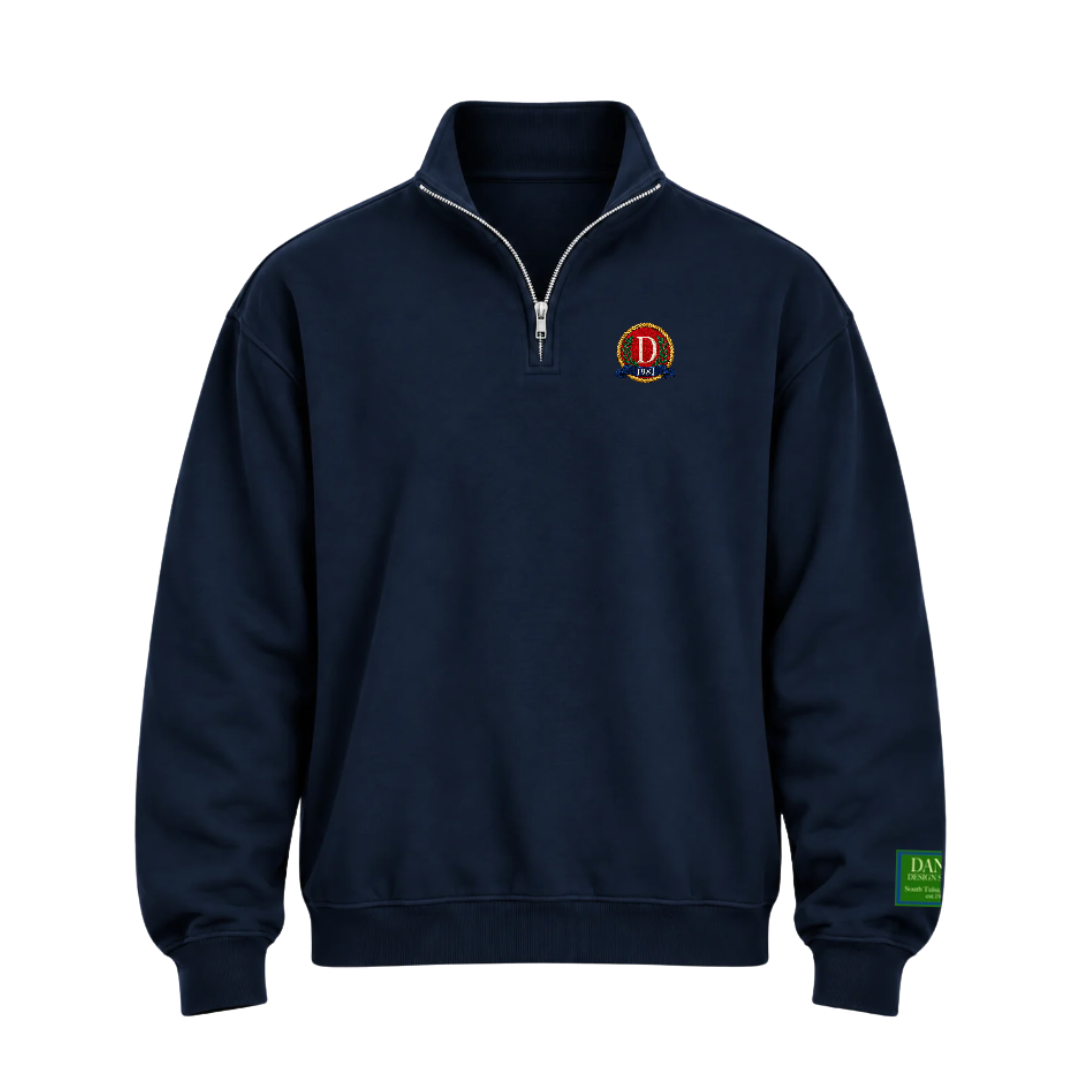 Classic 1/4 Zip Sweatshirt (Navy)