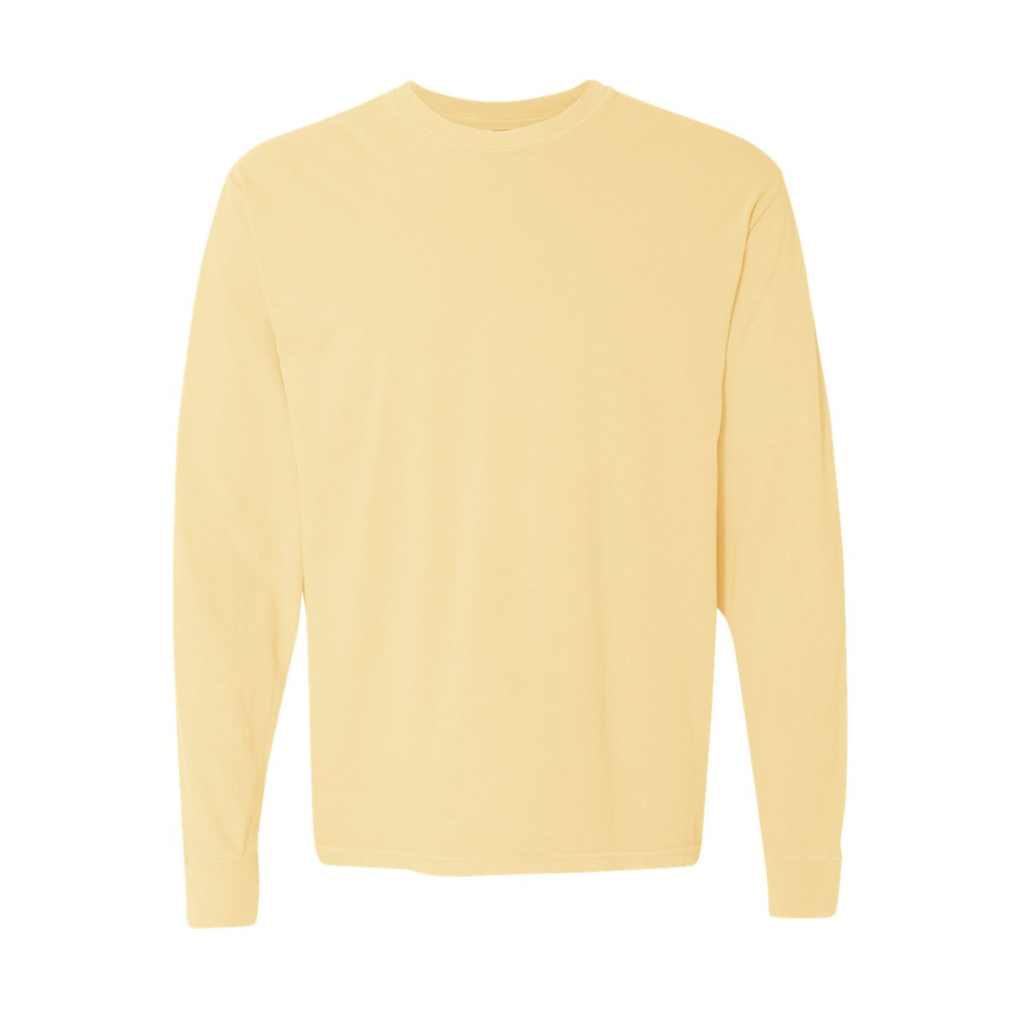 The Long Sleeve Summer Tee (Butter Yellow)