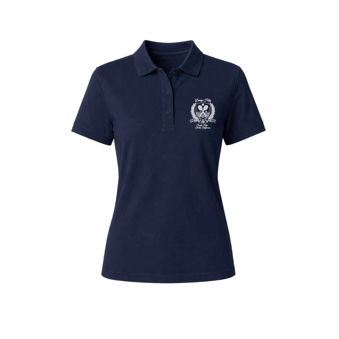 Danzy Hills Tennis Club Polo (Navy/White)