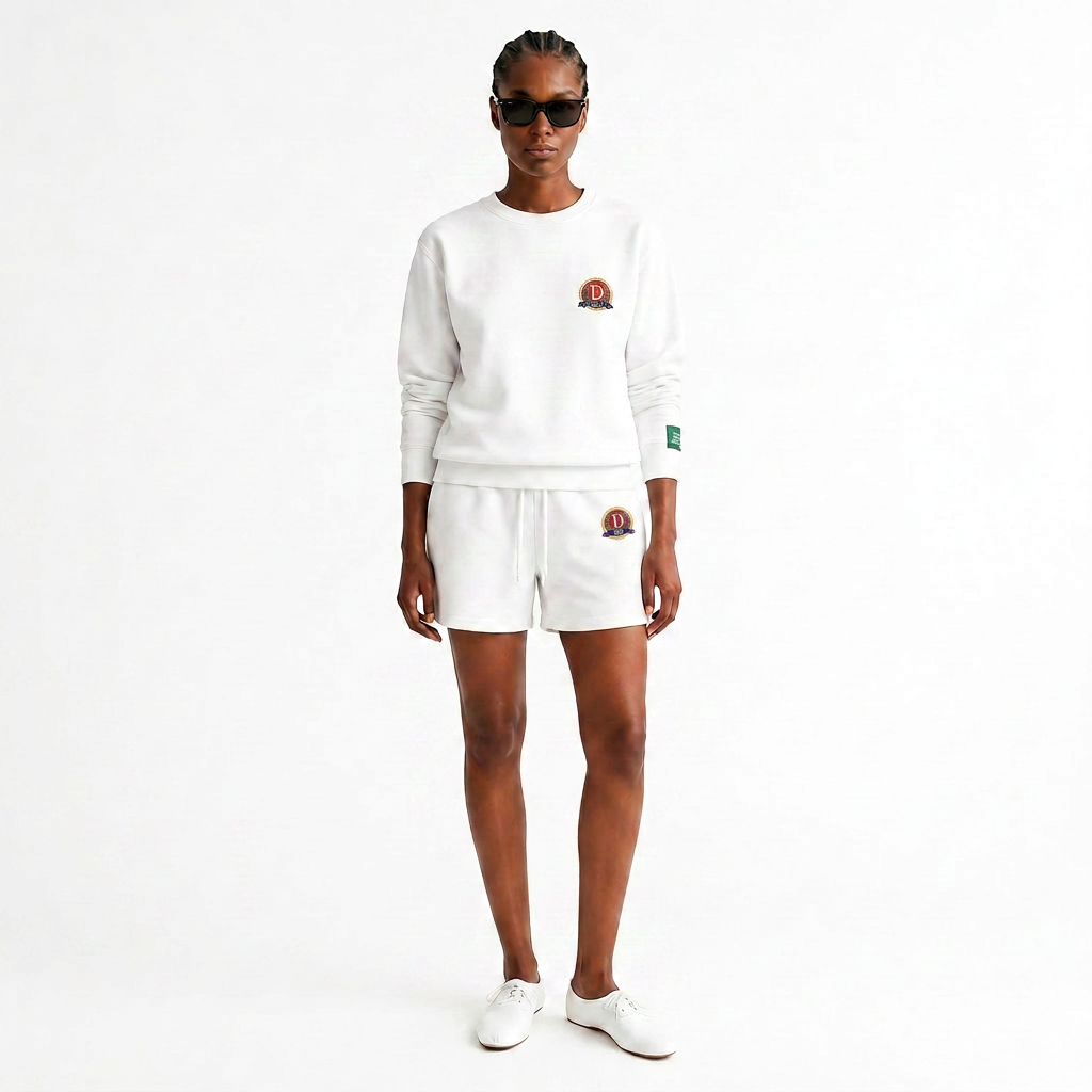 Danzy Classic Jersey Shorts (White)
