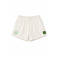 Danzy Hills Country Club Jersey Short - Retro Lightweight Gym Shorts (Cream)
