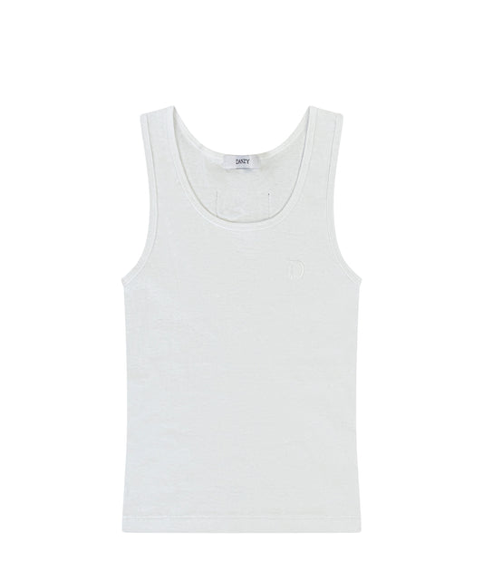 White Logo Tank
