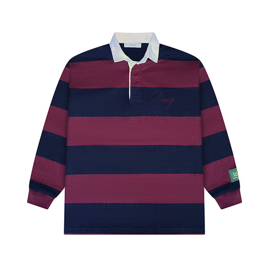Danzy Signature Rugby (Maroon/Navy)