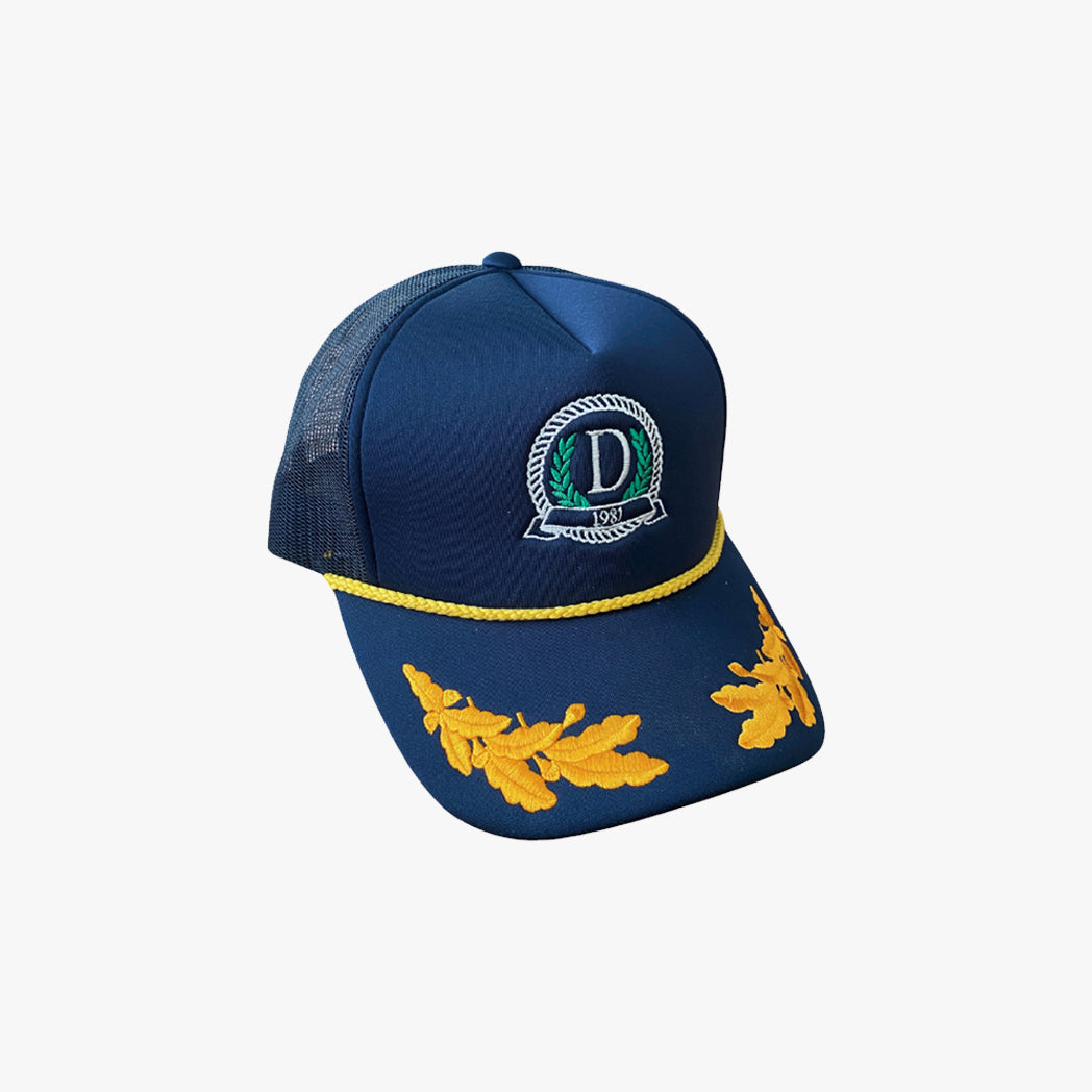 Danzy Trucker Cap (Navy/Gold)