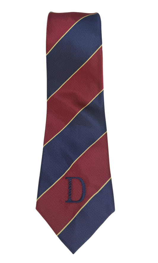 Danzy Tie (Red/Navy/Gold)