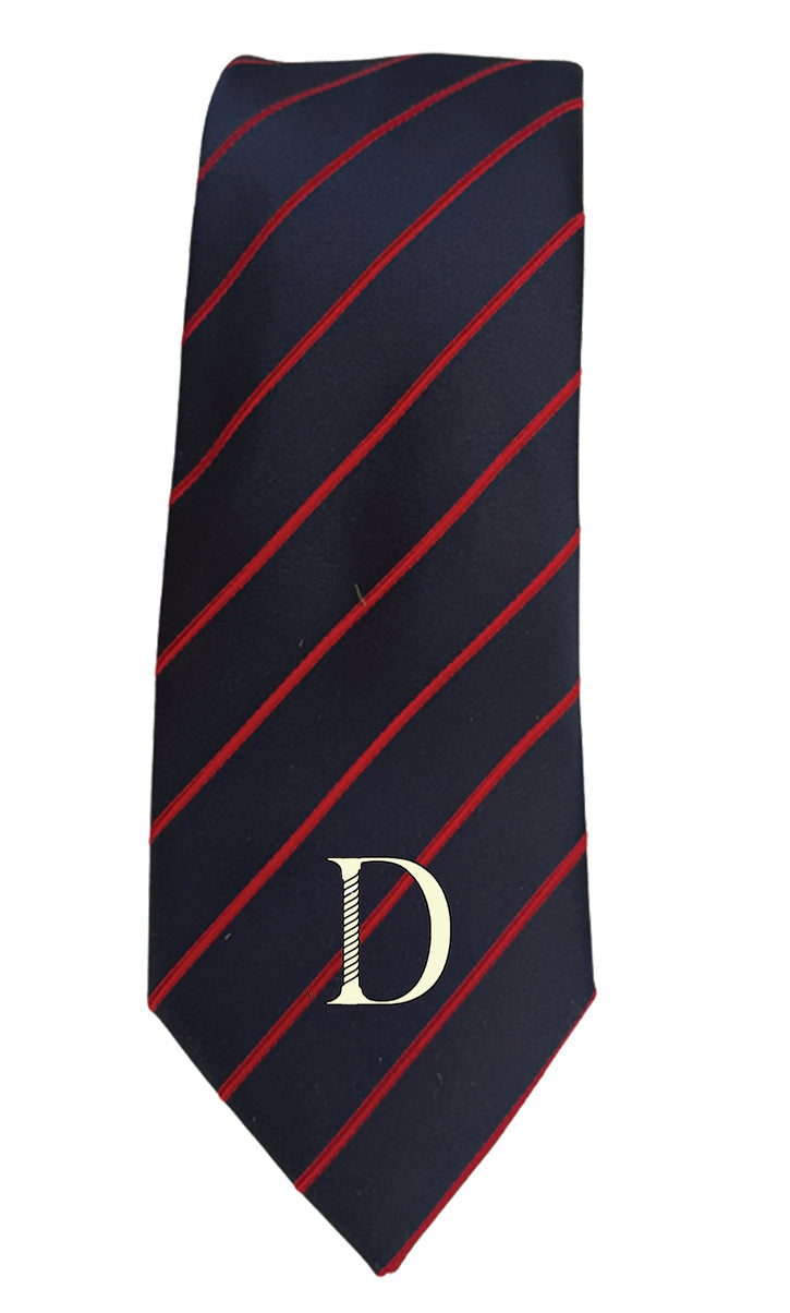 Danzy Tie (Navy/Red)