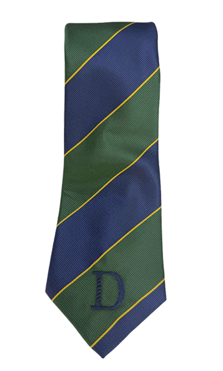 Danzy Tie (Green/Navy/Gold)