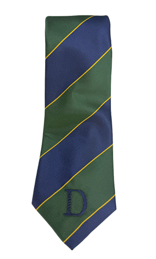 Danzy Tie (Green/Navy/Gold)