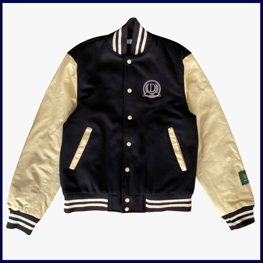 Danzy Varsity Jacket (Black/Cream)