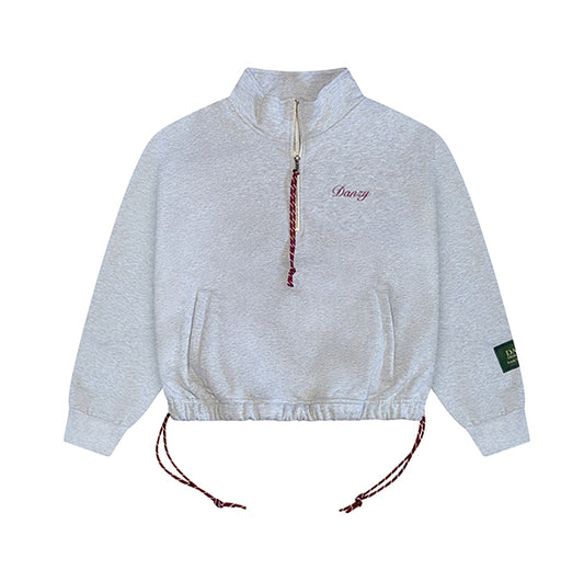 Danzy Loose Fit 1/4 Zip ( Ash Grey)